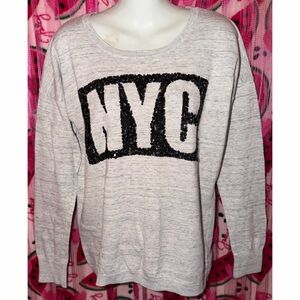 🩶 Express NYC Sequin Sweater
